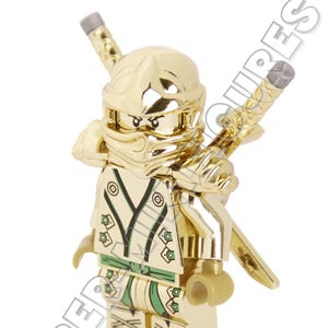 Ninjago Lloyd gold chrome Ninja (custom MOC)