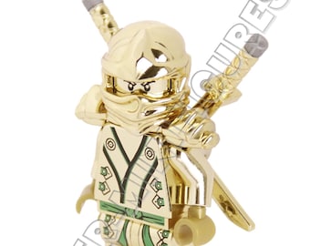 Ninjago Lloyd gold chrome Ninja (custom MOC)