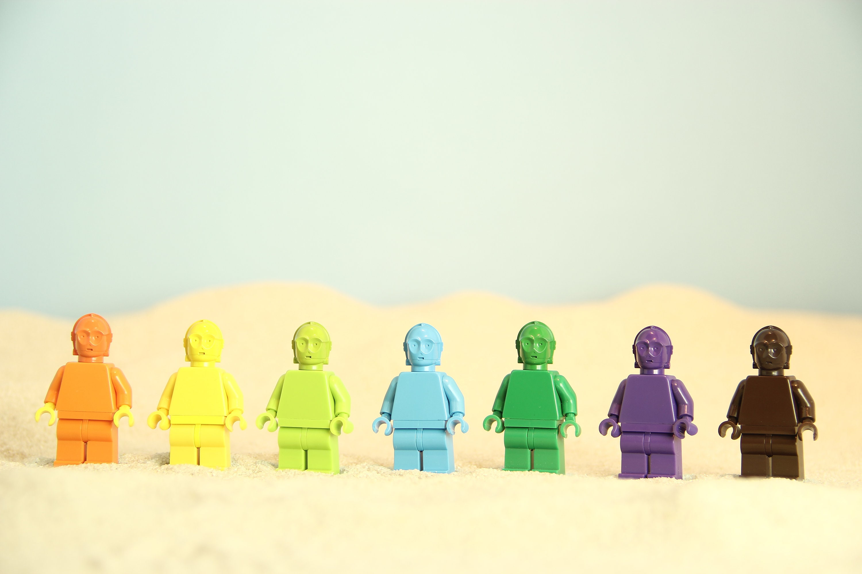 Lego C 3PO Monochrome Set Minifigures custom MOC Etsy