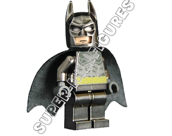 Minifigura de murciélago de metal negro cromado (niestandardowy MOC)