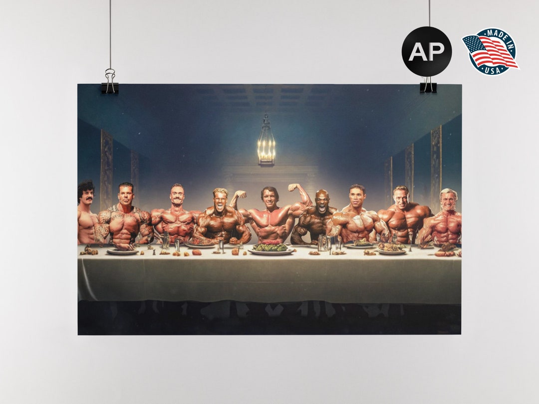 The Legends Last Supper Poster Gym Bodybuilding Poster Etsy Sweden