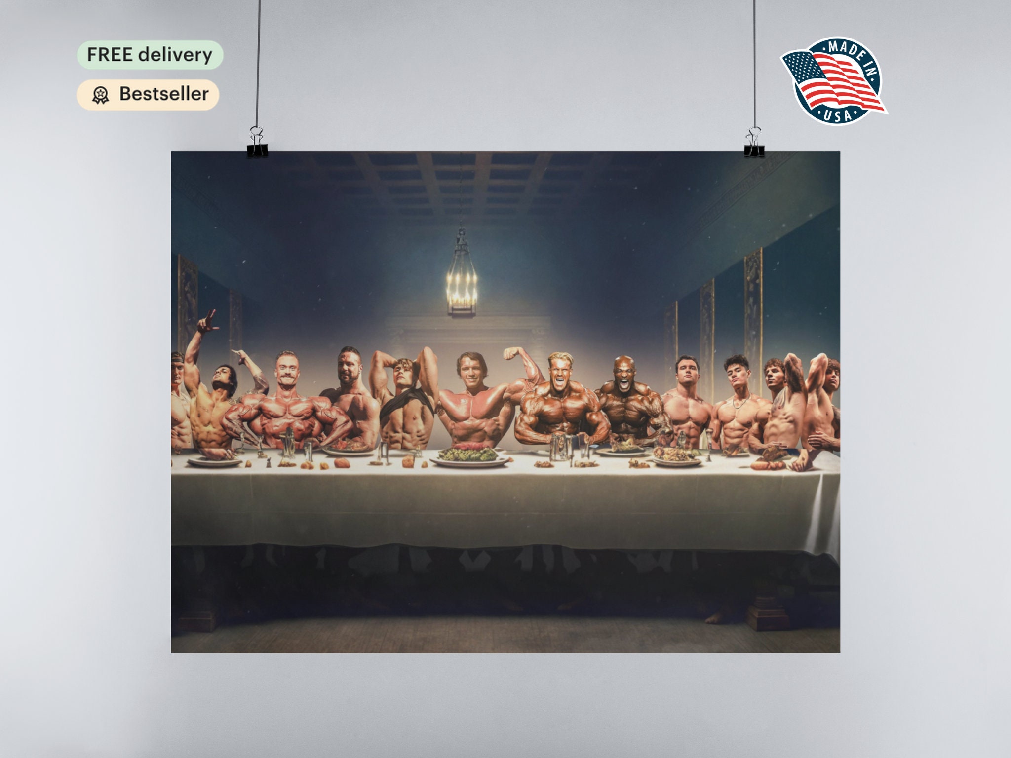 The Last Supper of Aesthetics Poster Home Gym Poster Gym Etsy Canada