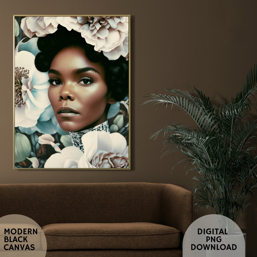 African American Digital Art Prints , Black Art Decor, Instant Download