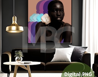 African American Digital Art Prints - Black Art Decor - Instant Download