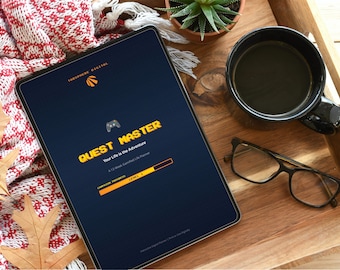 Planificador de vida gamificado / Diario de establecimiento de objetivos de 12 semanas, Rastreador de productividad (Descarga digital)