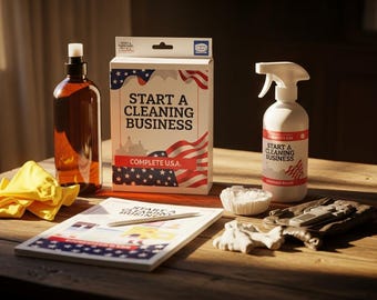 Kit de inicio para negocios de limpieza / Formularios, lista de verificación y plantillas de facturas para EE. UU. (Descarga digital)