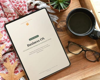 Plantilla de Notion Business OS / CRM, Finanzas, Calendario de Contenidos (Descarga digital)