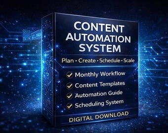 Sistema de automatización de redes sociales / Flujo de trabajo para la planificación de contenido / Sistema de productividad para creadores