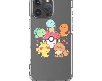 Cute Poke Friends Clear Case for iPhone®
