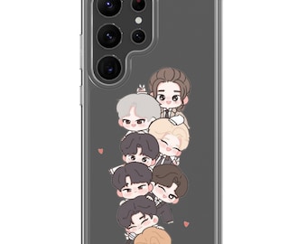 Stray Kids Cartoon Kpop Clear Case for Samsung®