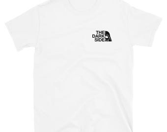 The Dark Side Darth Vader Logo Style White Short-Sleeve Unisex T-Shirt