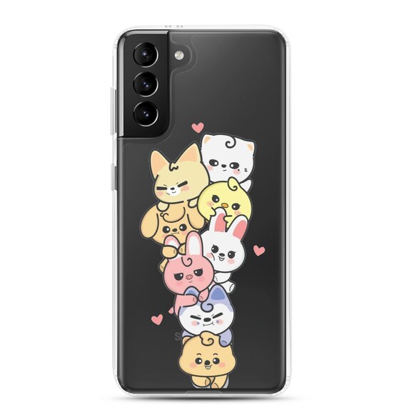Cute Cartoon Stray Kids SKZOO SKZ Characters Clear Case for