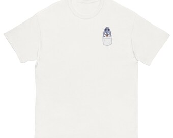 Cute Korean Kpop Group Stray Kids SKZ SKZOO BangChan WolfChan in Pocket Unisex Classic T-Shirt