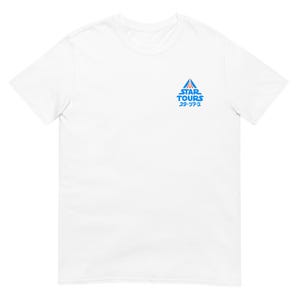 Japanese Star Tours Disney Theme Parks Attractions Logo Style Short-Sleeve Unisex T-Shirt