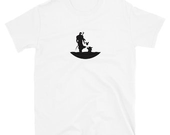 The Mandalorian Disney Parks Balloon White Short-Sleeve Unisex T-Shirt