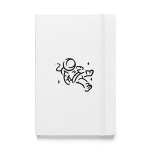 Astronaut Space Cool Travel School College Journal Hardcover Bound Notebook