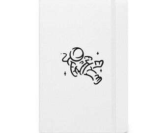 Astronaut Space Cool Travel School College Journal Hardcover Bound Notebook