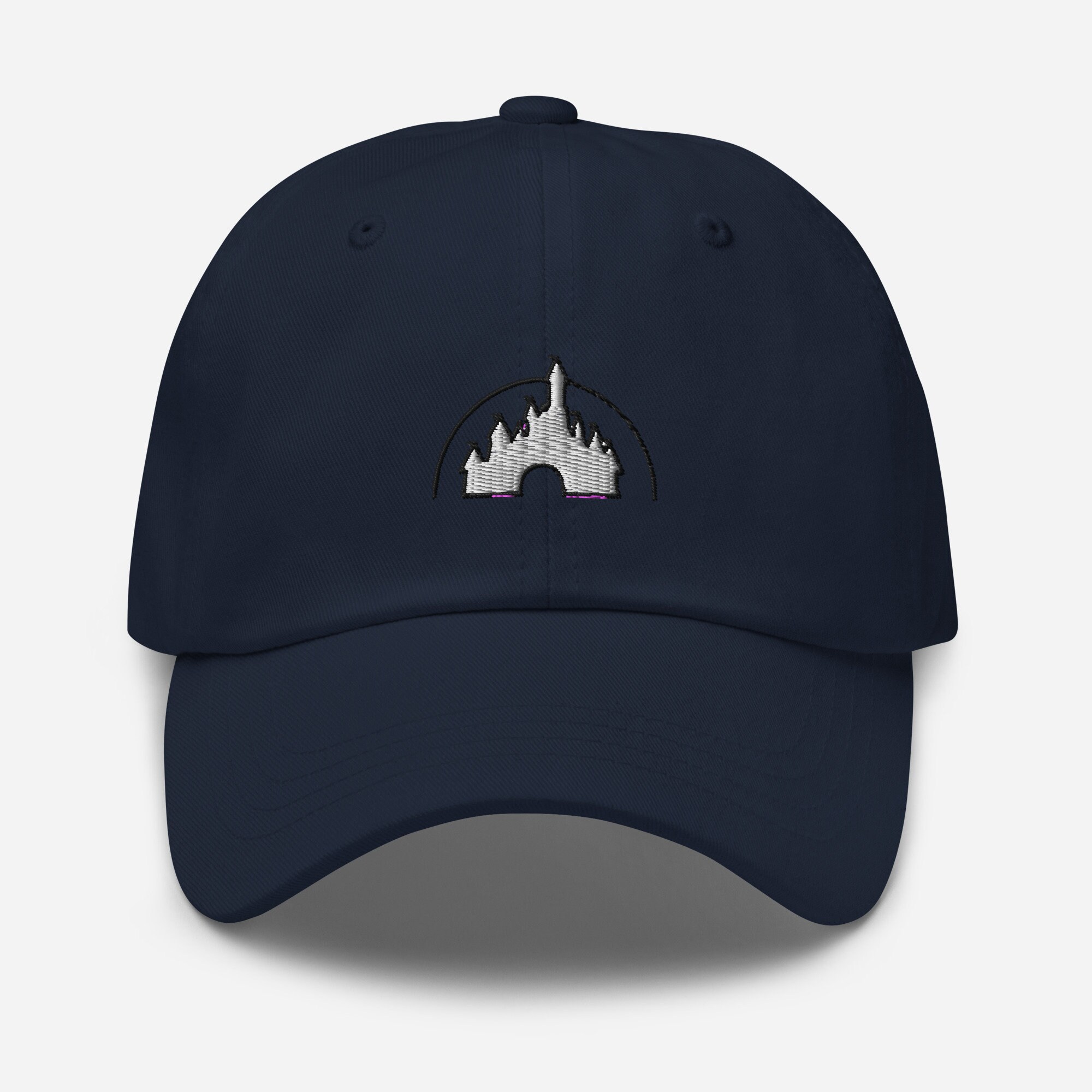 Disney Parks Disneyland pink Sleeping beauty Castle Blue Baseball Hat rare s-l1200.jpg main image 2
