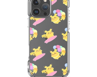Cute Poke Pattern Clear Case for iPhone®
