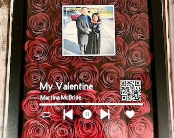 Personalize Shadow Box| wedding gift| anniversary gift| Valentines gift| Music Shadow box| Flower Shadow Box| Customize Shadow Box|Shadowbox