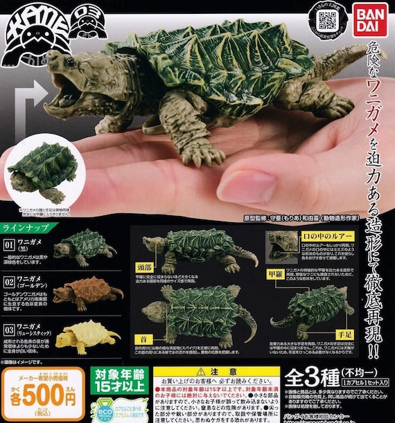 Bandai 1:12 Kame Snapping Turtle Gashapon - Etsy