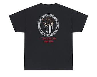 American Made &quot;Not Be Ruled&quot; Tee - Patriotic 1776 Ancestors T-Shirt