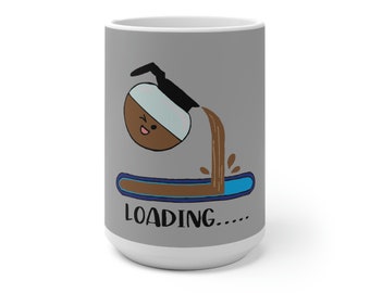 Coffee Loading Color Changing Mug — A Perfect Gift for Moms, Dads & Coffee Lovers