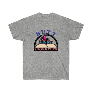 Hilarious Butt Snorkeler T-Shirt - Unique Design for Men - Funny Conversation Starter Tee - High-Quality Craftsmanship