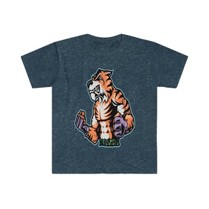 Unisex Fighting Tiger Tee - Unique MMA Design for Men and Women