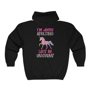 Done Being an Adult Trendy Women&#39;s Sweatshirt