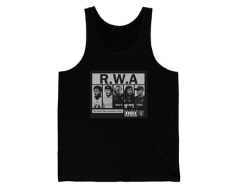 RWA (Unisex Jersey Tank) Raiders with attitude NWA Crosby Adams O'Connell Jacobs Coach AP R.W.A.