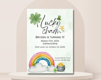 St. Patrick’s Day Digital Download Invite [Editable]