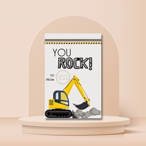 Carte de Saint-Valentin de construction imprimable [Téléchargement numérique]