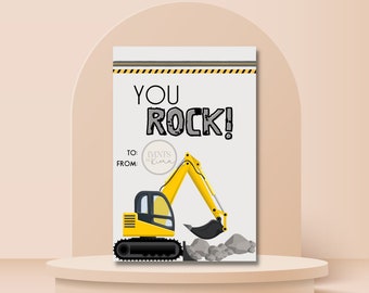 Printable Construction Valentine’s Card [Digital Download]