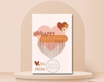 Printable Boho Valentine’s Cards [Digital Download]