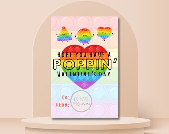 Printable Pop It Valentine’s Card [Digital Download]