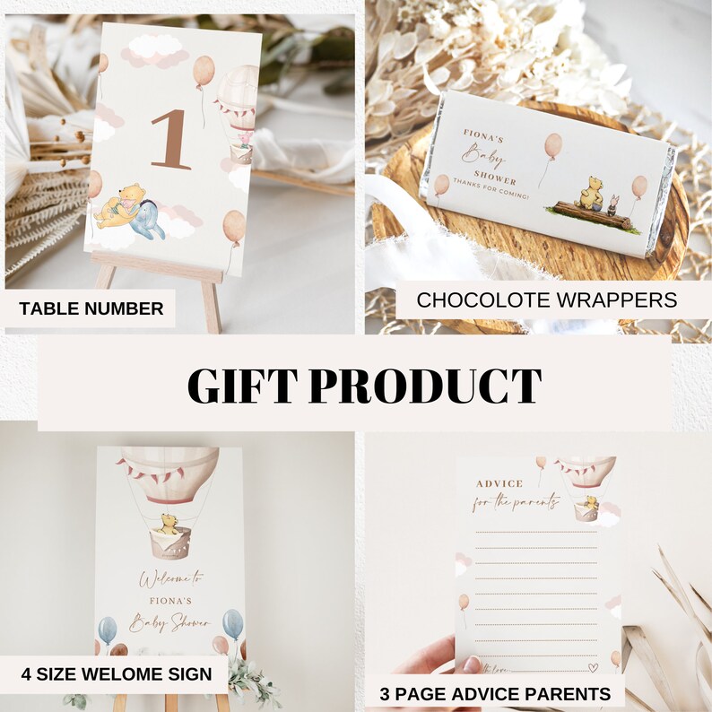 Winnie the Pooh Baby Shower Games Baby Shower Game Bundle Etsy