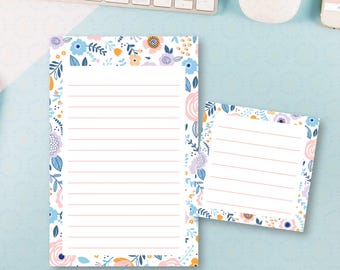 Floral Notepad | Stationery, To-Do List