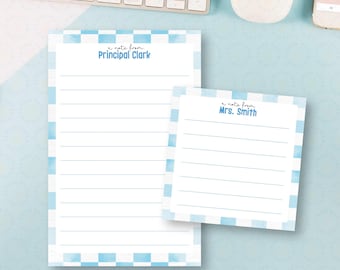 PERSONALIZED Notepad | Teacher Gift, Stationery Shopping List