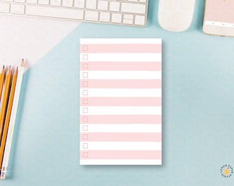 Striped To Do List | Notepad | Memo Pad | Gift for Kids | Stationery