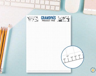 Personalized Project Pad Notepad | 11x8.5" Scratch Pad