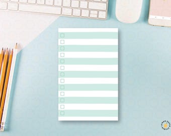 Striped To Do List | Notepad | Memo Pad | Gift for Kids | Stationery
