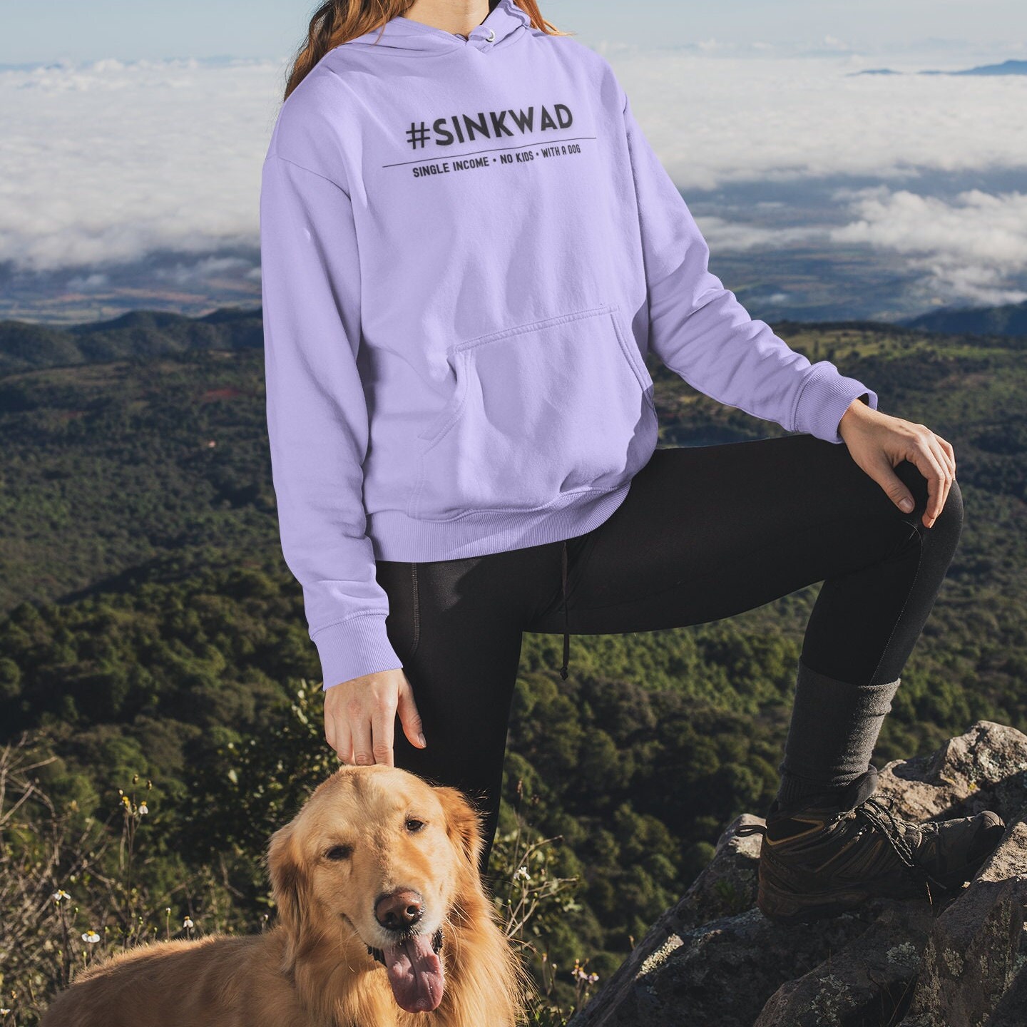 SINKWAD Sweatshirt Dog Lover Sweat Funny Dog Tee Gift From