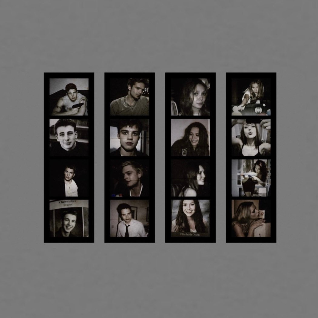 Marvel Cast Vintage Photo Booth Strips / Bookmarks OR Magnets - Etsy