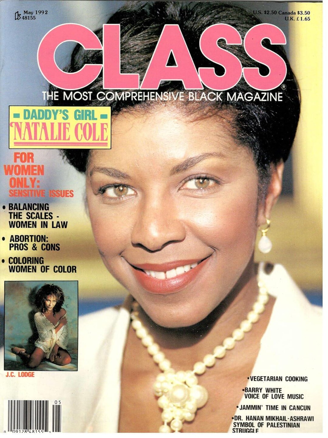 CLASS Magazine - Natalie Cole (cover) May 1992 [excellent Condition] - Etsy
