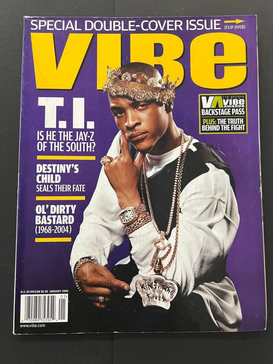 VIBE Magazine T.I. Cover (january 2005) [very Good Condition] - Etsy