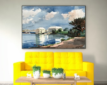 Printable Salt Kettle, Bermuda (1899) by Winslow Homer | Vintage Wall Art | Digital Download | Printable Wall Art | Original Artwork