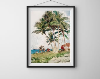 Stampabile The Buccaneers (1885) di Winslow Homer / Vintage Wall Art / Download digitale / Printable Wall Art / Opere d'arte originali