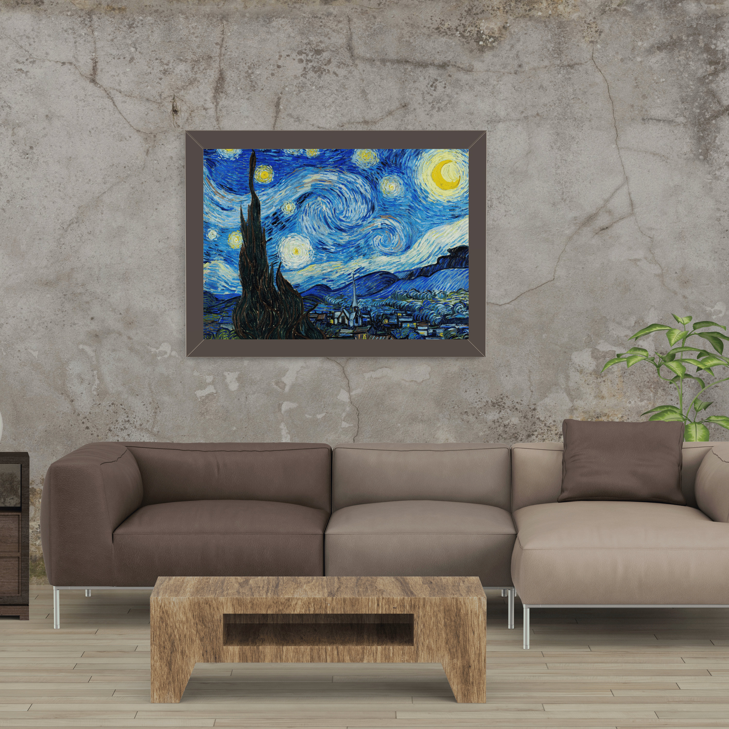 Printable Vincent Van Gogh's the Starry Night (1889) | Vintage Wall Art ...