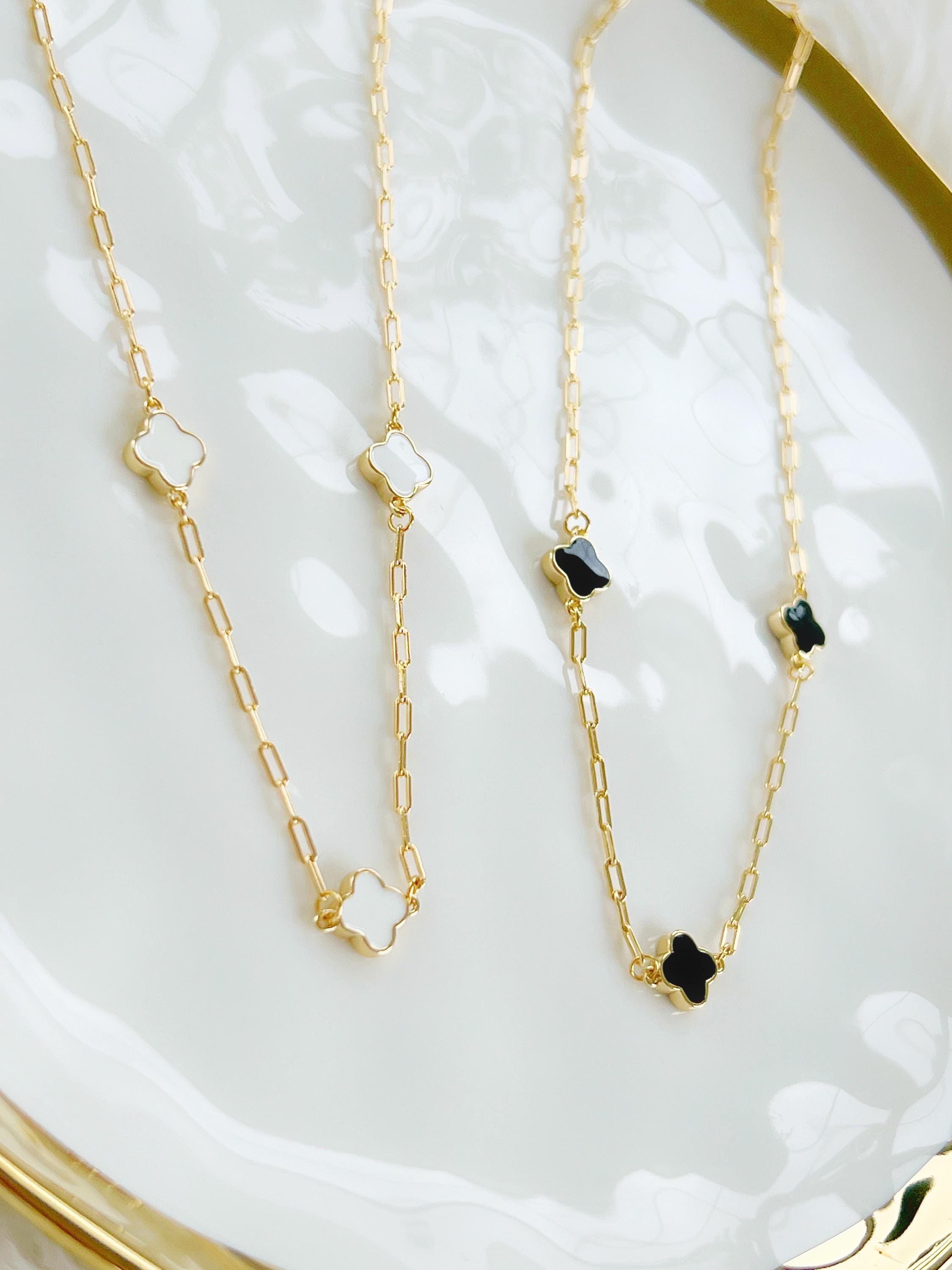 Clover Rachel Zoe Necklaces NWOT Rachel Zoe 14k Gold Over Sterling